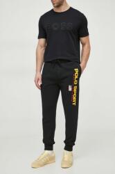 Ralph Lauren melegítőnadrág fekete, nyomott mintás - fekete XS