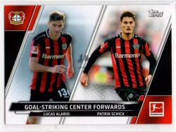 2021-22 Topps Bundesliga #194 Lucas Alario / Patrik Schick