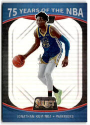 Panini 2021-22 Panini 75 Years of the NBA Prizms Silver #72 Jonathan Kuminga/Select
