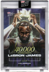Topps 2023-24 Topps Now LeBron James 40000 Career Points #LJ40K