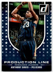 Panini 2014-15 Donruss Production Line Rebounds #10 Anthony Davis