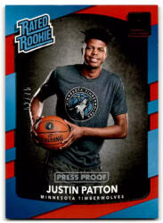 Panini 2017-18 Donruss Press Proof Red #185 Justin Patton RR */75