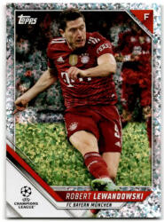 Topps 2021-22 Topps UEFA Champions League Speckle Foil #108 Robert Lewandowski