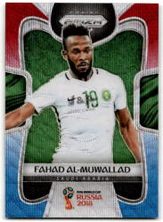Panini 2018 Panini Prizm World Cup Prizms Red and Blue Wave #171 Fahad Al-Muwallad