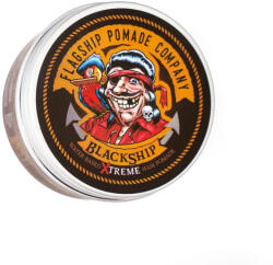 Flagship Pomade Flagship BlackShip Water Based Xtreme Hair Pomade - vízbázisú, extra erős tartás, természetes fény 96 g (flag-blackxtreme)