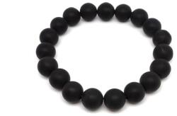 R. M. ékszer Onix matt golyó karkötő 10-11mm (058360)