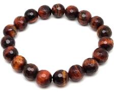 R. M. ékszer Macskaszem fazettált golyó karkötő 9-10mm (058854)