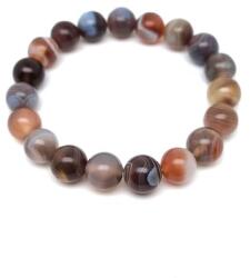 R. M. ékszer Achát botswana golyó karkötő 10mm (059145)