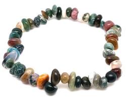 R. M. ékszer Splitter karkötő Achát Indiai (098615)