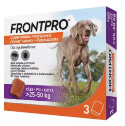 Boehringer Ingelheim Animal Health FRONTPRO rágótabletta kutyáknak (25-50 kg) 3 db (G230004)