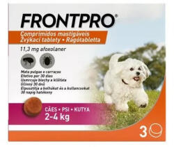 Boehringer Ingelheim Animal Health FRONTPRO rágótabletta kutyáknak (2-4 kg) 3 db (G230001)