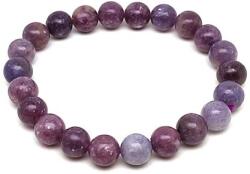 R. M. ékszer Lepidolit világos golyó karkötő 8mm (059838)