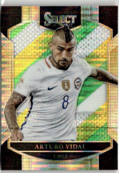 Panini 2016 Panini Select Terrace Multi Color Prizm #42 Arturo Vidal