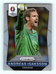 Panini 2016-17 Panini Uefa Euro Prizm Base Silver Prizms #244 Andreas Isaksson