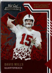 Wild Card 2021 Wild Card Alumination Smashing #SM-8 Davis Mills