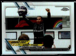 Topps 2021 Topps Chrome Formula 1 Racing Refractor #140 Lewis Hamilton