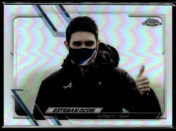 Topps 2021 Topps Chrome Formula 1 Racing Refractor #45 Esteban Ocon
