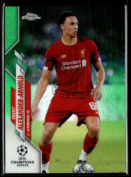 Topps 2019 Topps Chrome UEFA Champions League Green Bubbles #48 Trent Alexander-Arnold
