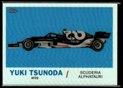 Topps 2021 Topps Chrome Formula 1 Racing 1961 Topps Sports Cars #T61-YT Yuki Tsunoda