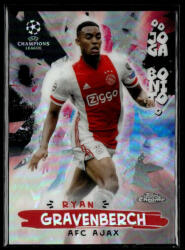 Topps 2020-21 Topps Chrome UEFA Champion’s League Joga Bonito #JB-19 Ryan Gravenberch