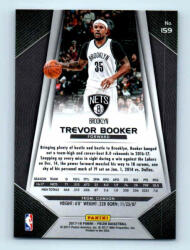 Panini 2017-18 Prizm Basketball Base # 159 Trevor Booker