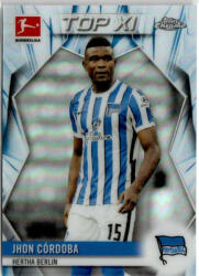 Topps 2020-21 Topps Chrome Bundesliga Top XI #TO-AP Jhon Córdoba