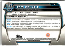 Topps 2022-23 Bowman Chrome University #20 Femi Odukale