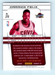 Panini 2013-14 Panini Prizm Base #275 Carrick Felix RC