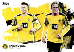 Topps 2021 Topps Borussia Dortmund Trading Cards Set Duo #DUO-RB Marco Reus/Julian Brandt