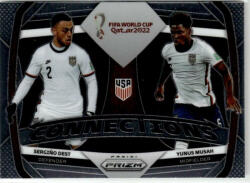 Topps 2022 Panini Prizm World Cup Connections #14 Sergino Dest/Yunus Musah