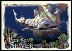 Topps 2021-22 Topps Allen and Ginte Deep Sea Shiver #DSS-12 Leopard Shark