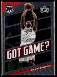 Panini 2019-20 Panini Mosaic Got Game? #13 Kawhi Leonard