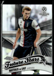 Topps 2019 Topps Chrome UEFA Champions League Future Stars #FS-MDL Matthijs de Ligt