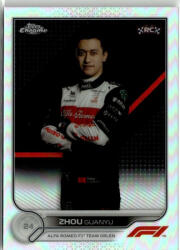 Topps 2022 Topps Chrome Formula 1 Racing Refractor #65 Zhou Guanyu