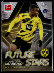 Panini 2021 Topps Chrome Bundesliga Future Stars #FS-YM Youssoufa Moukoko