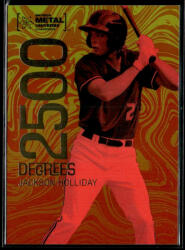 Skybox 2022-23 Skybox Metal Universe Champions 2500 Degrees #D-13 Jackson Holliday