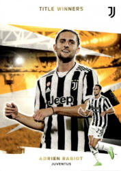 Topps 2021 Topps Juventus FC Trading Cards Set Title Winners #44 Adrien Rabiot