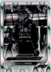 Topps 2022 Topps Chrome Formula 1 Racing B&W RayWave Refractor #175 Sergio Perez