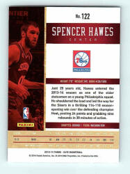 Panini 2013-14 Panini Elite Base #122 Spencer Hawes