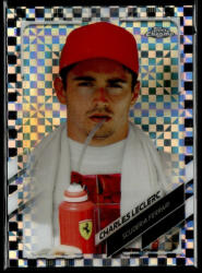 Topps 2021 Topps Chrome Formula 1 Racing Checker Flag #32 Charles Leclerc