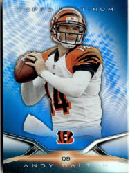 Topps 2014 Topps Platinum - Blue Wave Refractors #12 Andy Dalton