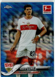 Topps 2019-20 Topps Chrome Bundesliga Blue Wave #63 Mario Gomez 02/99