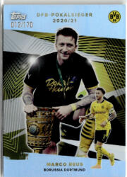 Topps 2021 Topps Borussia Dortmund Trading Cards Set DFB Pokal Cup Holographic #CUP-5 Marco Reus 012/170