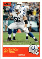 Panini 2019 Score #329 Quenton Nelson