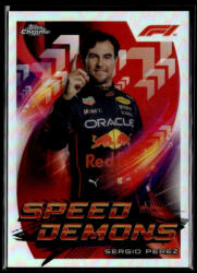 Topps 2022 Topps Chrome Formula 1 Speed Demons #SD-SP Sergio Perez