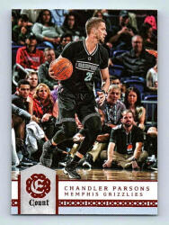 Panini 2016-17 Excalibur Base Count #89 Chandler Parsons