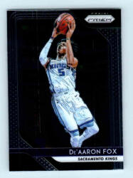 Panini 2018-19 Panini Prizm # 151 De'Aaron Fox
