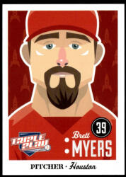 Topps 2012-13 Panini Triple Play #31 Brett Myers
