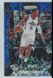 Panini 2017-18 Prizm Basketball Base Fast Break Blue #116 Joe Johnson 027/175