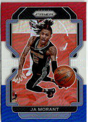 Panini 2021-22 Panini Prizm Red White and Blue Prizms #194 Ja Morant